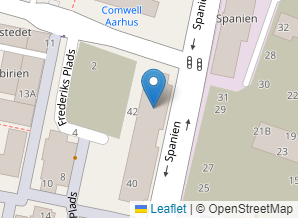 Map over Scanrate Financial Systems A/S